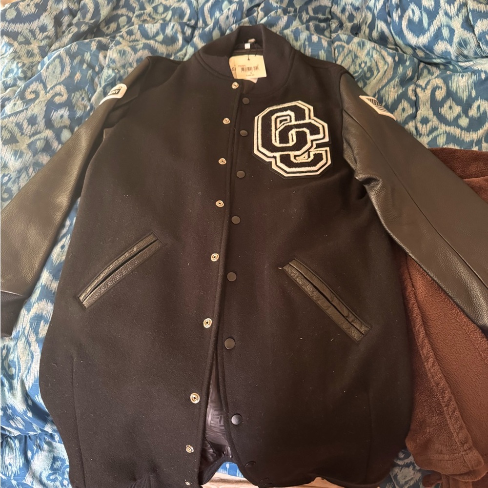 Opening Ceremony varsity jacket(Trench)
Brand New w/ tags 
Size Small
Best offer